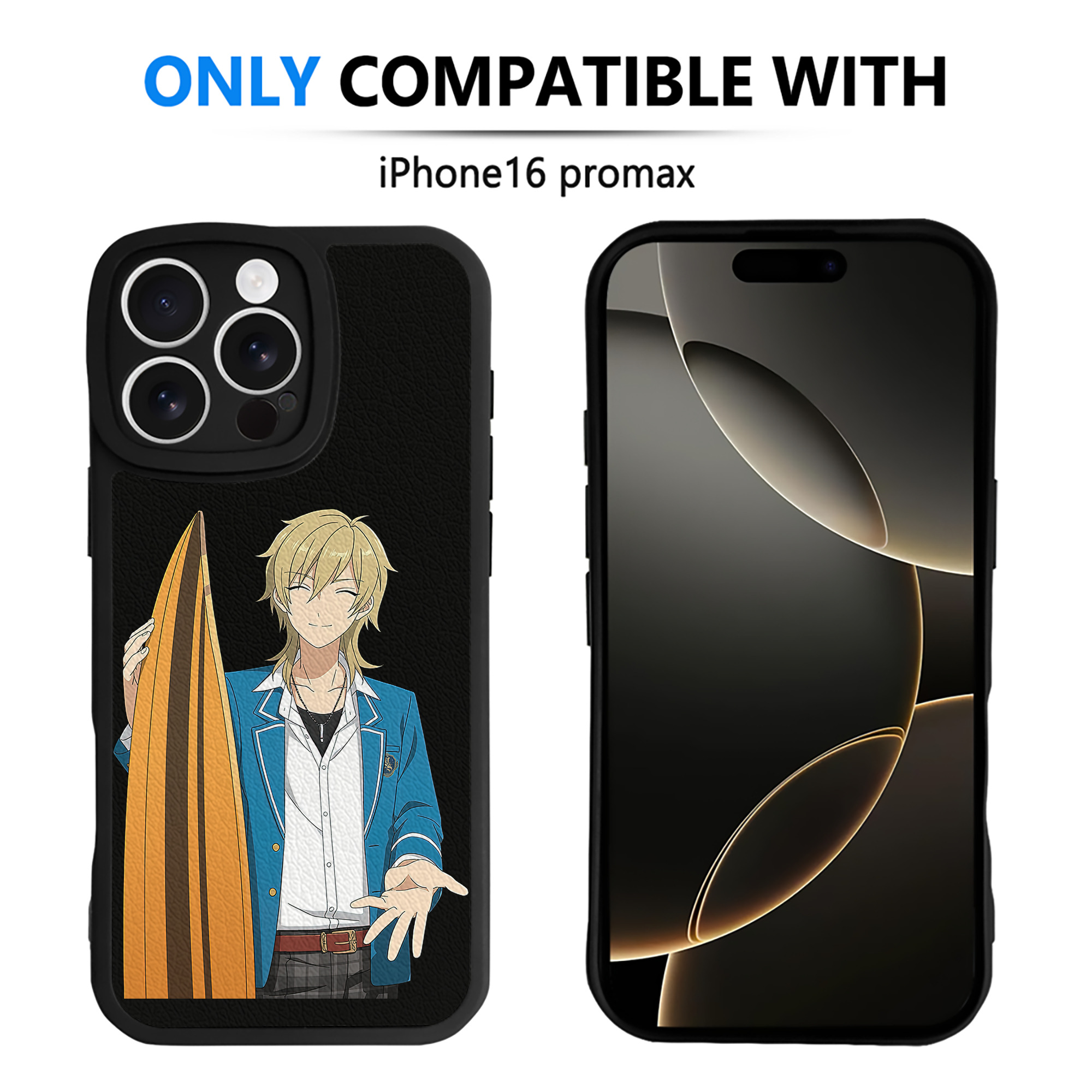 （画像用） あんさんぶるスターズ! Ensemble Stars 【iPhone 16シリーズ対応】シリコンスマホケース（レザー調） 材質：シリコン